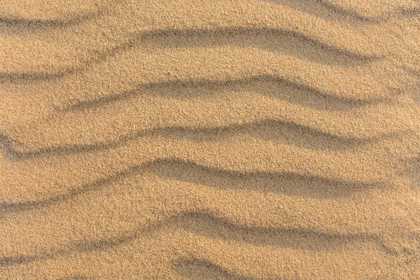 Волнистый морской песок, вид сверху - Фото, изображение