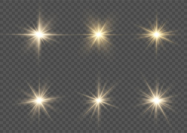 Set estrella brillante
.  - Vector, Imagen