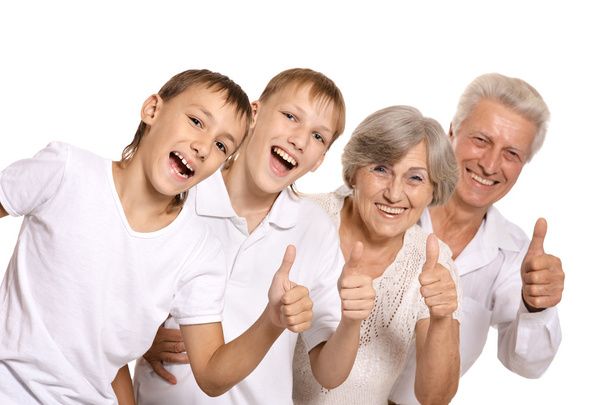 Grandparents with grandkids - Foto, immagini