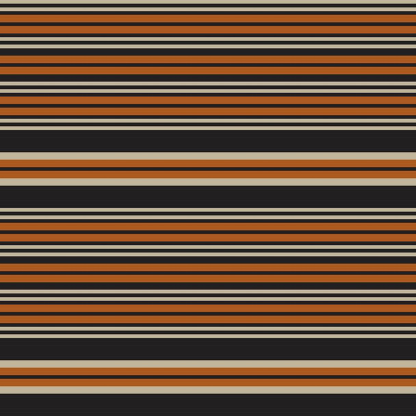 Πορτοκαλί οριζόντια ριγέ αδιάλειπτη μοτίβο φόντο κατάλληλο για υφάσματα μόδας, γραφικά - Διάνυσμα, εικόνα
