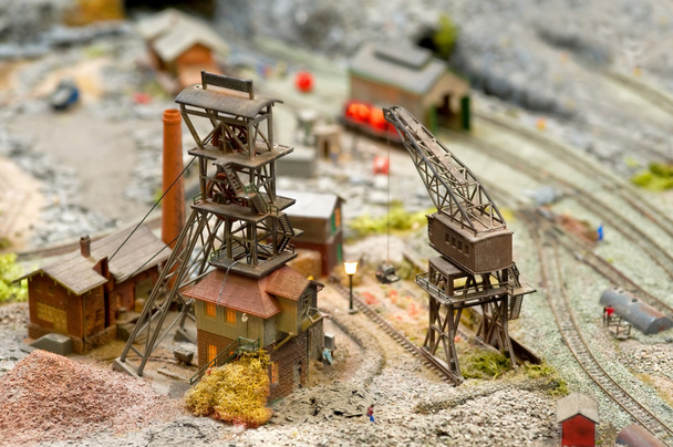 モデル石炭鉱山 - 写真・画像