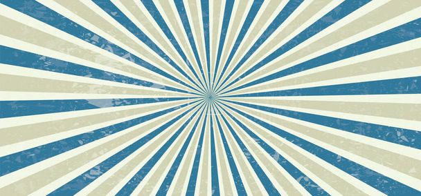 Starburst style shapes Stripes in retro pop art 80 's 70' s years background Funny vector comic clipart line Geometric seamless pattern elements Sunshine cartoon line radial lines rays burs Sun Sunburs - Вектор,изображение