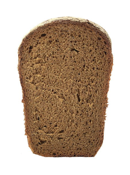 Hoja de pan gris aislada sobre fondo blanco - Foto, imagen
