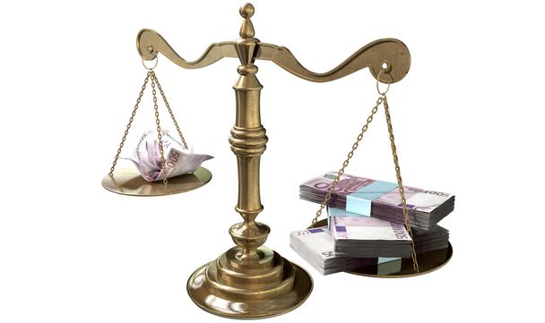 Неравенство Весы справедливости Разрыв в доходах Европы
 - Фото, изображение