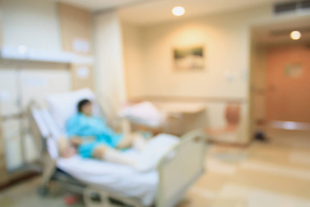 Абстрактный интерьер больничной палаты с размытым фоном - Фото, изображение
