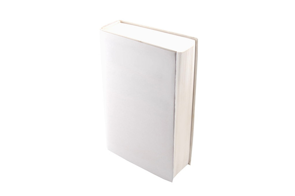 Libro en blanco aislado sobre fondo blanco - Foto, Imagen