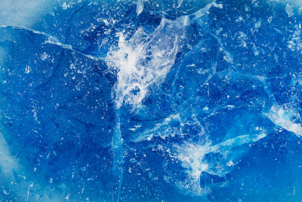 Блакитний лід з тріщинами і рифтами
 - Фото, зображення