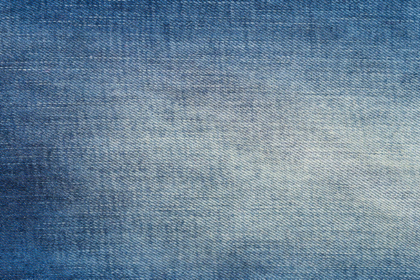 Faded azul jeans textura fundo - Foto, Imagem