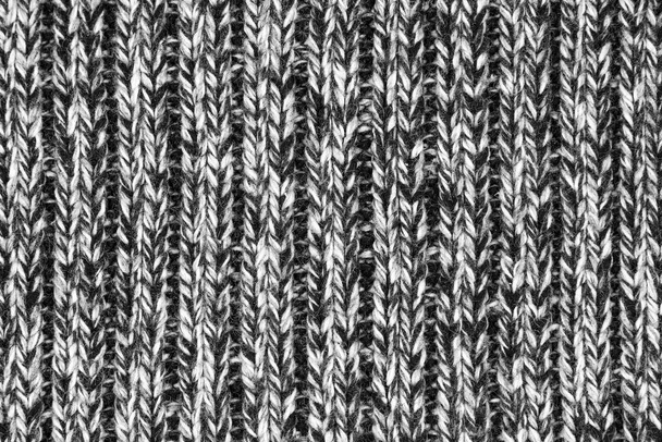 Texture of knitted sweater (scarf) background - Photo, Image