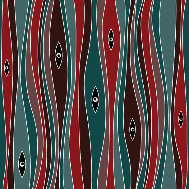 Безшовний абстрактний містичний візерунок
 - Вектор, зображення