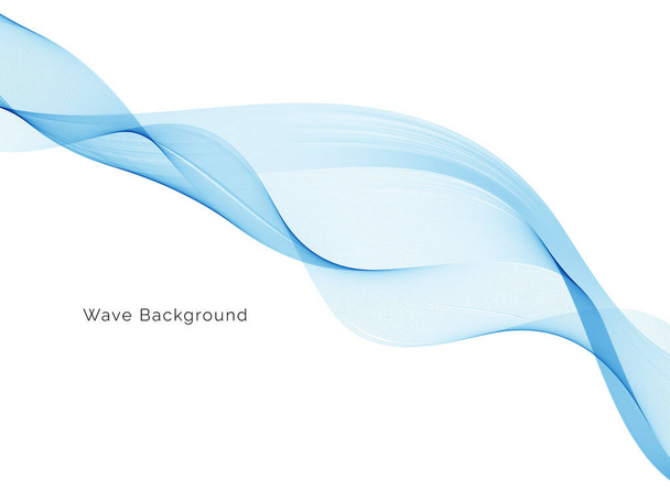 Abstracto vector de fondo de onda azul - Vector, Imagen