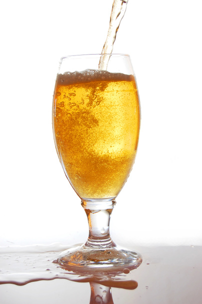 Glass of fresh beer - Foto, afbeelding
