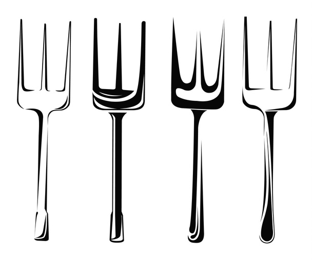 Forks - Vector, Image