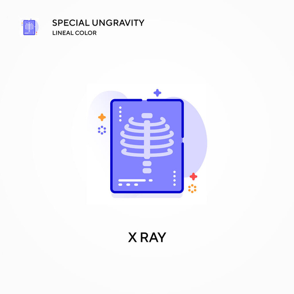 X ray ειδική γραμμή αντιβαρύτητας εικονίδιο χρώματος. Σύγχρονες έννοιες διανυσματικής απεικόνισης. Εύκολο να επεξεργαστείτε και να προσαρμόσετε. - Διάνυσμα, εικόνα