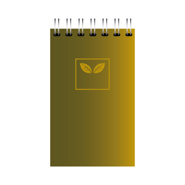 notebook y bloc de notas con diseños corporativos - Vector, imagen