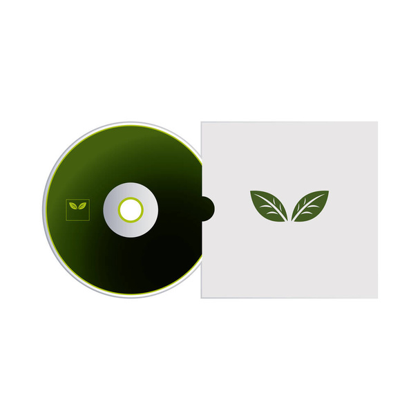 cd s obalem obálek pro značkování - Vektor, obrázek