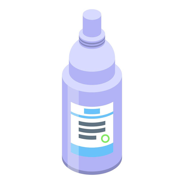 Softener spray bottle icon, isometric style - Vector, afbeelding