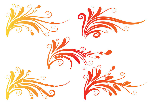 floral background with flowers - Vector, Image
