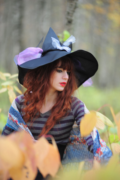 Witch in the forest - Photo, Image