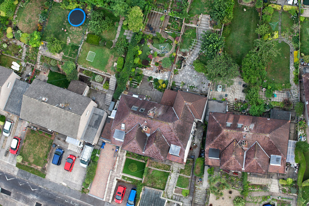 Vue aérienne des maisons
 - Photo, image
