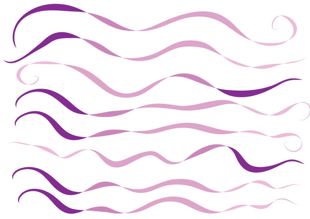 vector illustration of waves - ベクター画像