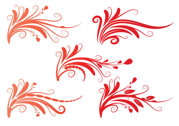 floral background with flowers - Vector, afbeelding