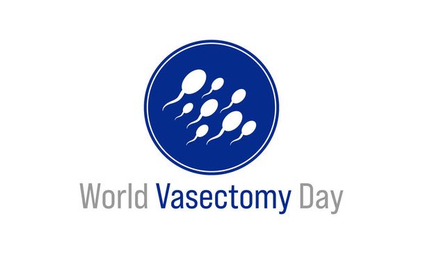 O Dia Mundial da Vasectomia é um evento anual para aumentar a conscientização global sobre a vasectomia como uma solução orientada para o sexo masculino para prevenir gravidezes não intencionais. observado a cada ano durante outubro. Ilustração vetorial. - Vetor, Imagem