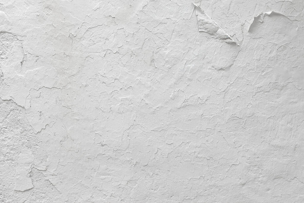 Blank concrete wall white color for texture background - Zdjęcie, obraz