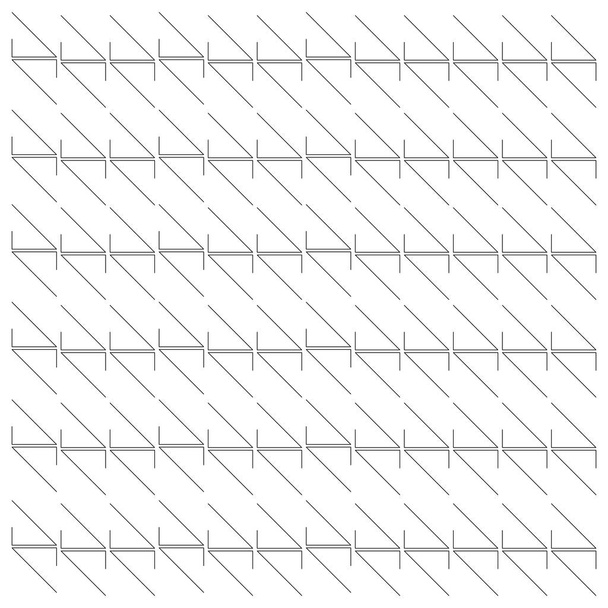 Asgari çizgi çizimi arka plan, desen süsleme vektörü çizimi - Vektör, Görsel