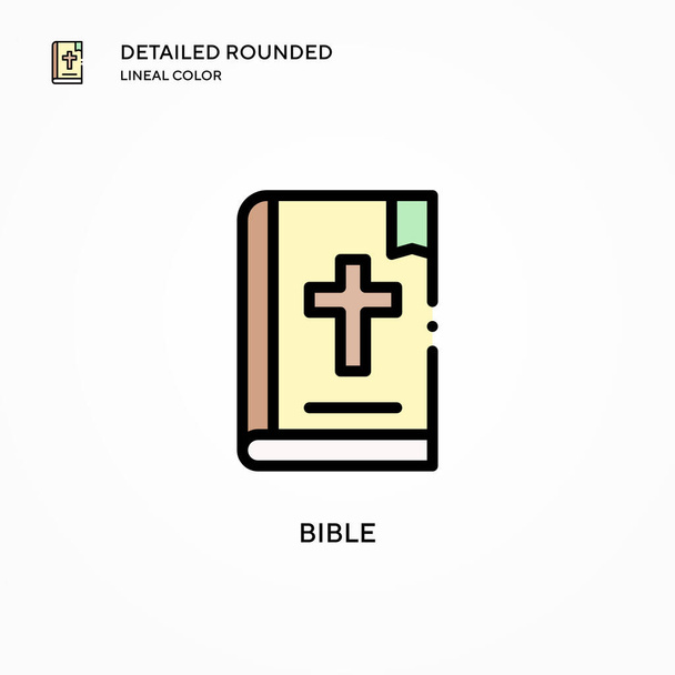 Bible vector icon. Modern vector illustration concepts. Easy to edit and customize. - Vector, Image