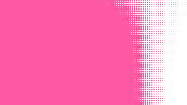Dot růžová bílá vzor gradient textury pozadí. Abstraktní ilustrace pop art polotón a retro styl. kreativní design valentine koncept, - Fotografie, Obrázek