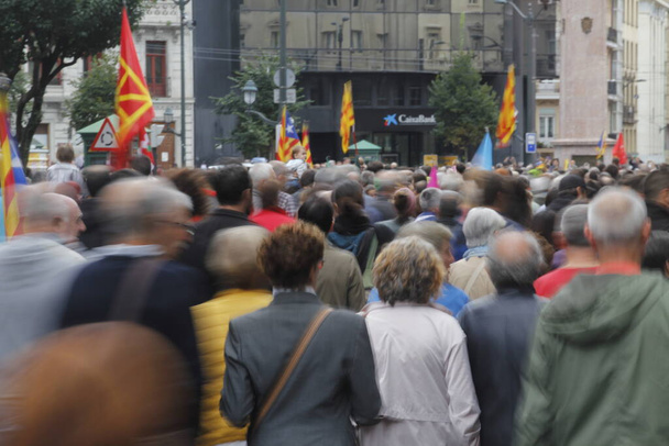 Демонстрація з вимогами про незалежність Країни Басків і Каталонії - Фото, зображення