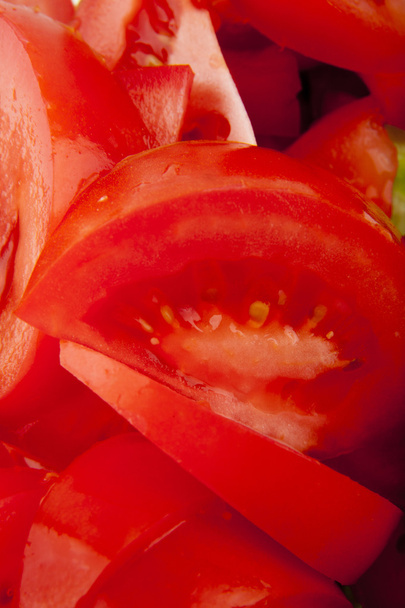 Salat mit Tomaten - Foto, Bild