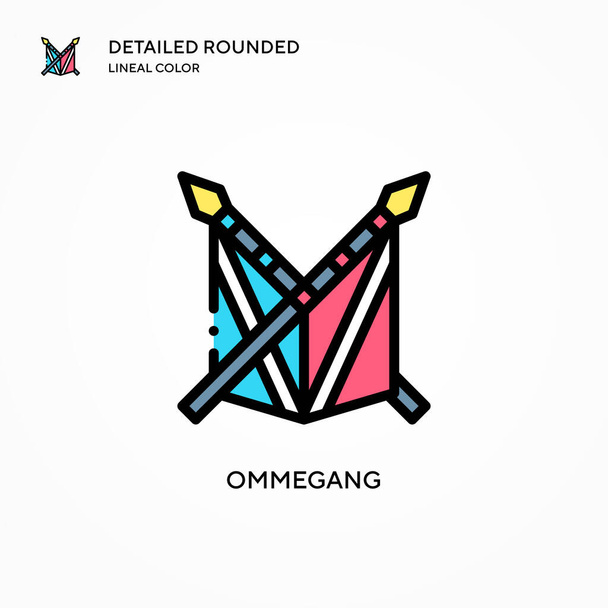 Ommegang vector icon. Modern vector illustration concepts. Easy to edit and customize. - Vector, Image