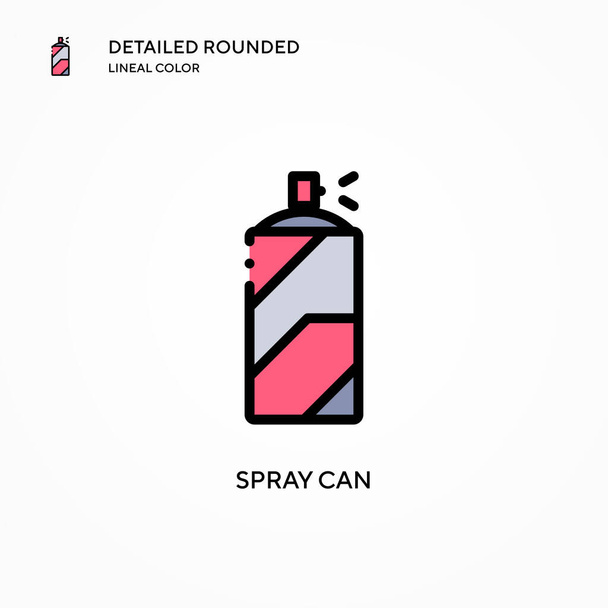 Spray can vector icon. Modern vector illustration concepts. Easy to edit and customize. - Vector, Image