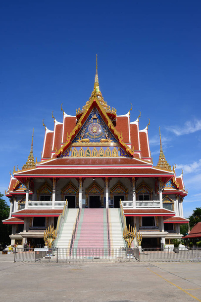 Sutthithamrangsri Wihan de wat asokaram, Mueang Samut Prakan, provincia de Samut Prakan, Tailandia - Foto, imagen