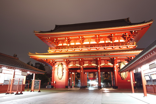 Pagode vermelho japonês, Tóquio
 - Foto, Imagem
