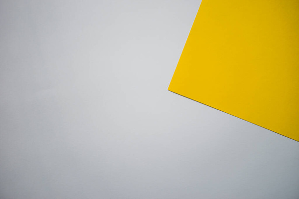Yellow and white geometric abstract background - Foto, Imagem