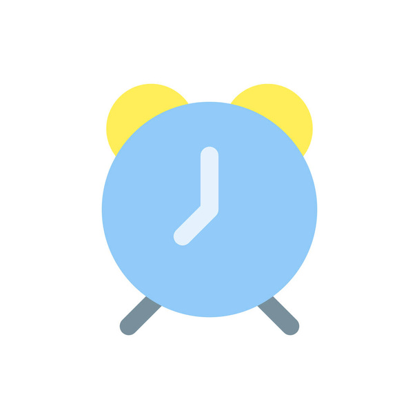 Clock Icon Vector Illustration in Flat Style for Any Purpose - Vector, Image