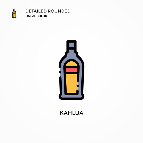 Kahlua vector icon. Modern vector illustration concepts. Easy to edit and customize. - Vector, Image