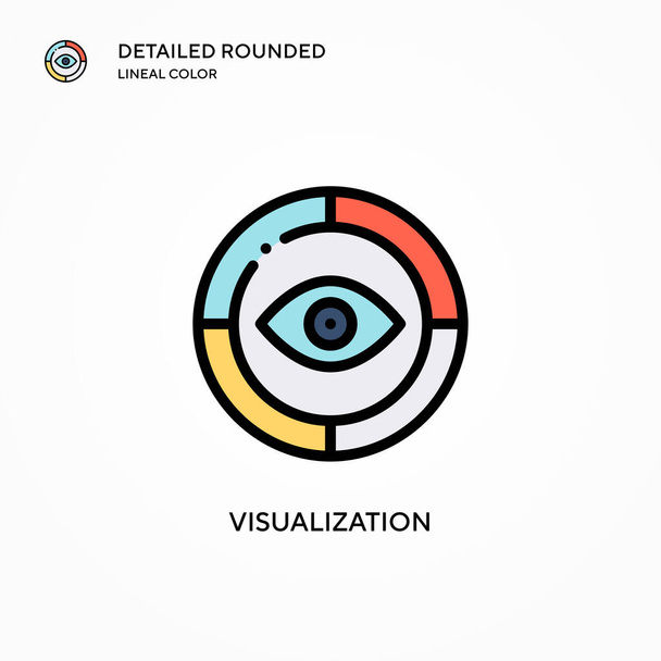 Visualization vector icon. Modern vector illustration concepts. Easy to edit and customize. - Vector, Image