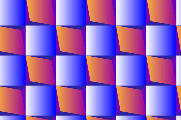 Fond abstrait sans soudure. Structure bruyante avec cubes. Image vectorielle - Vecteur, image