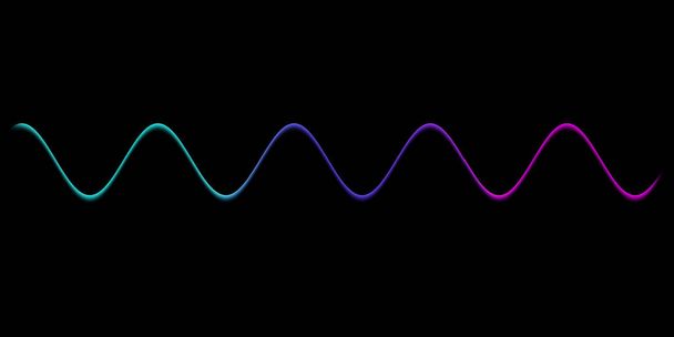 Parlare linee di onde sonore illustrazione. - Foto, immagini