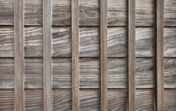 日本の家の木製の壁 - 写真・画像