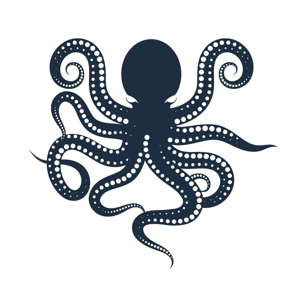 шаблон дизайна иконок осьминога - Вектор,изображение