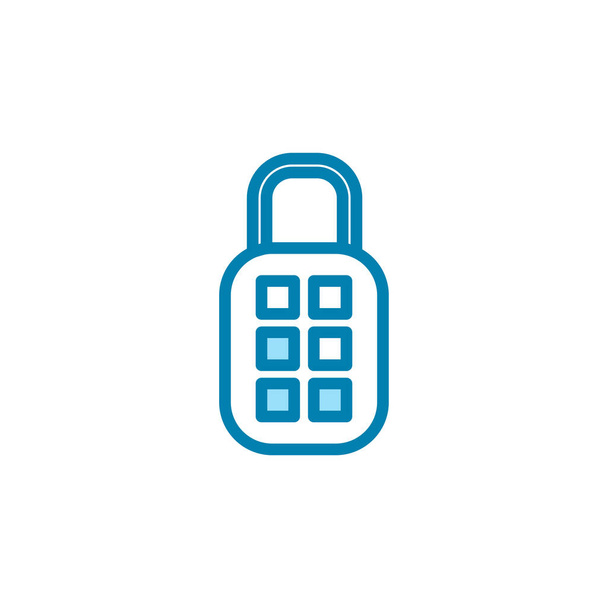 Illustration Vector graphic of padlock icon. Fit for key, safe, password, protection, secure, code etc. - Vector, Image