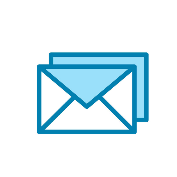 Ilustração Gráfico vetorial do ícone do envelope. Ajuste para carta, e-mail, correspondência, correio, caixa de correio etc.
. - Vetor, Imagem