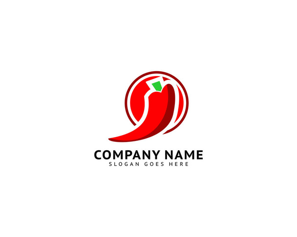 Hot chilli logo design šablony - Vektor, obrázek
