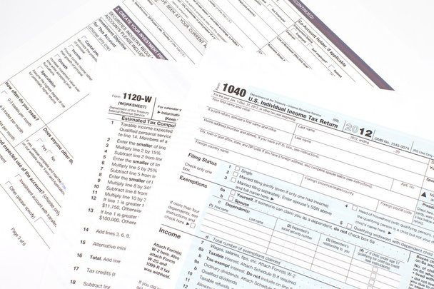 Formularz podatkowy dochodów - Zdjęcie, obraz