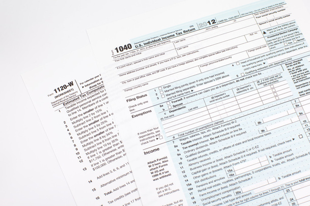Tax income form - Фото, изображение